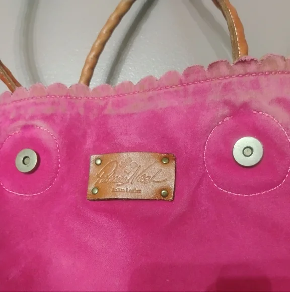 Patricia Nash Cut Out Tooling Cavo Collection Tote in Cinnamon Leather - Picture 8 of 16